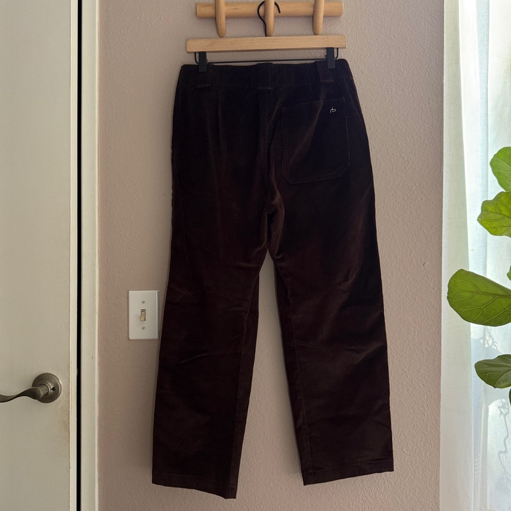 Rag & Bone Leyton Corduroy Straight Leg Pants - Picture 5 of 6